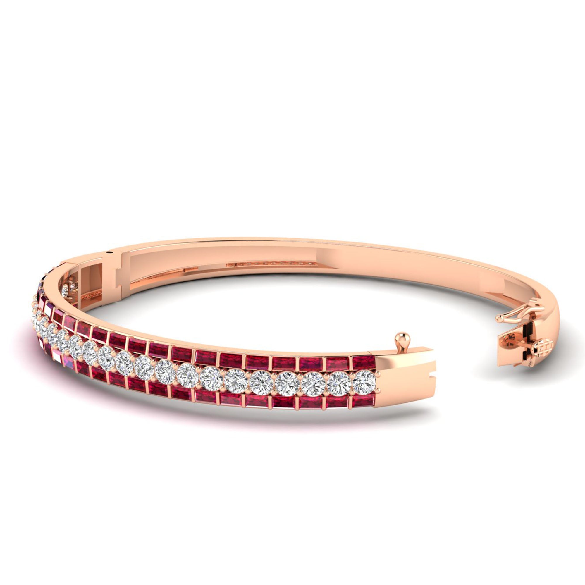 14K Rose Gold - Ruby