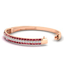 14K Rose Gold - Ruby
