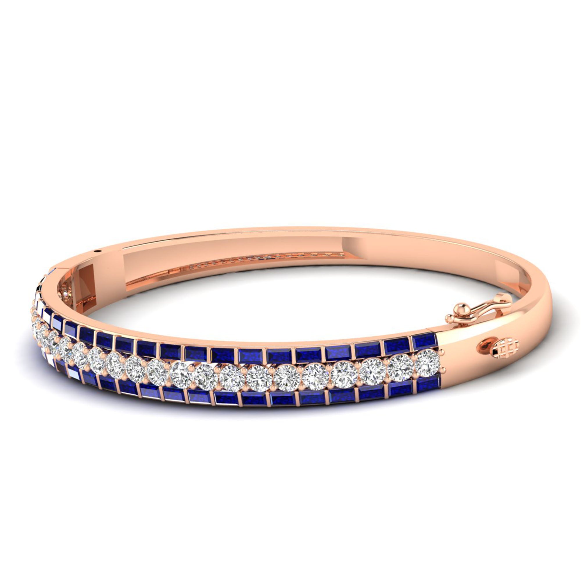 14K Rose Gold - Sapphire