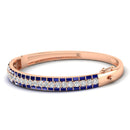 14K Rose Gold - Sapphire
