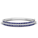 14K White Gold - Sapphire