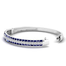 14K White Gold - Sapphire