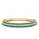 14K Yellow Gold - Emerald
