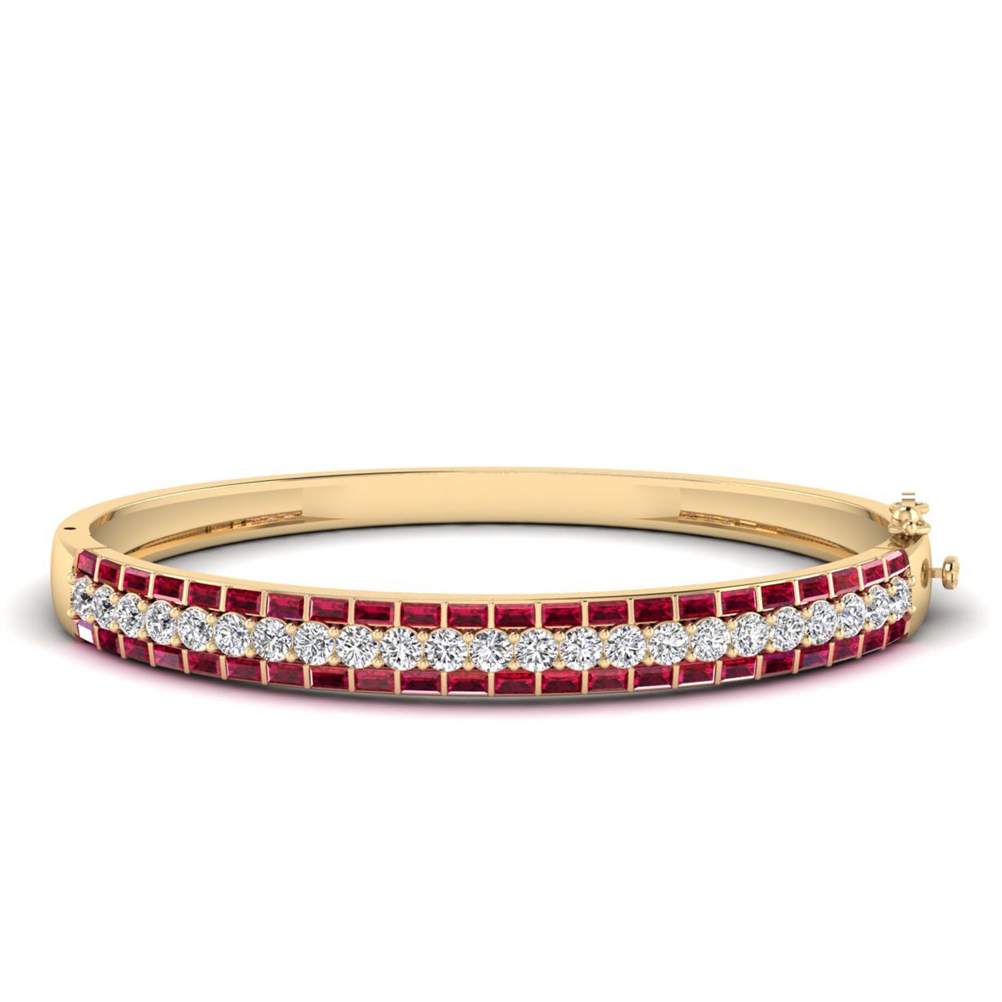 14K Yellow Gold - Ruby