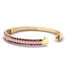 14K Yellow Gold - Ruby