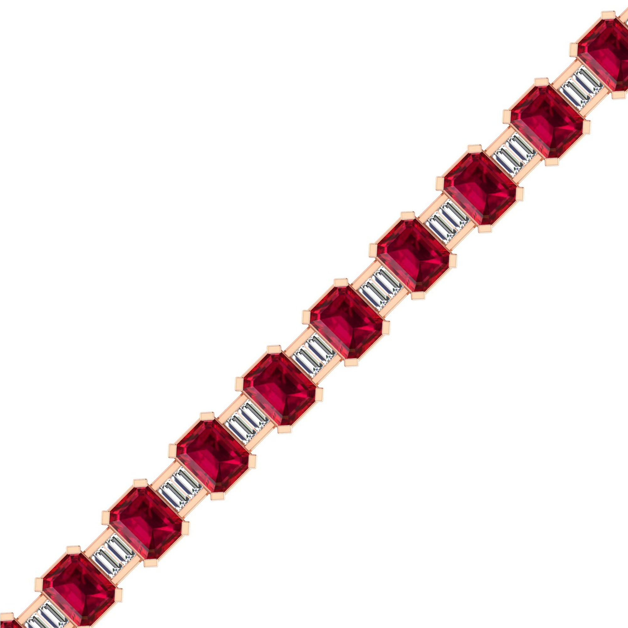 14K Rose Gold - Ruby