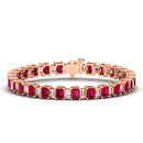 14K Rose Gold - Ruby