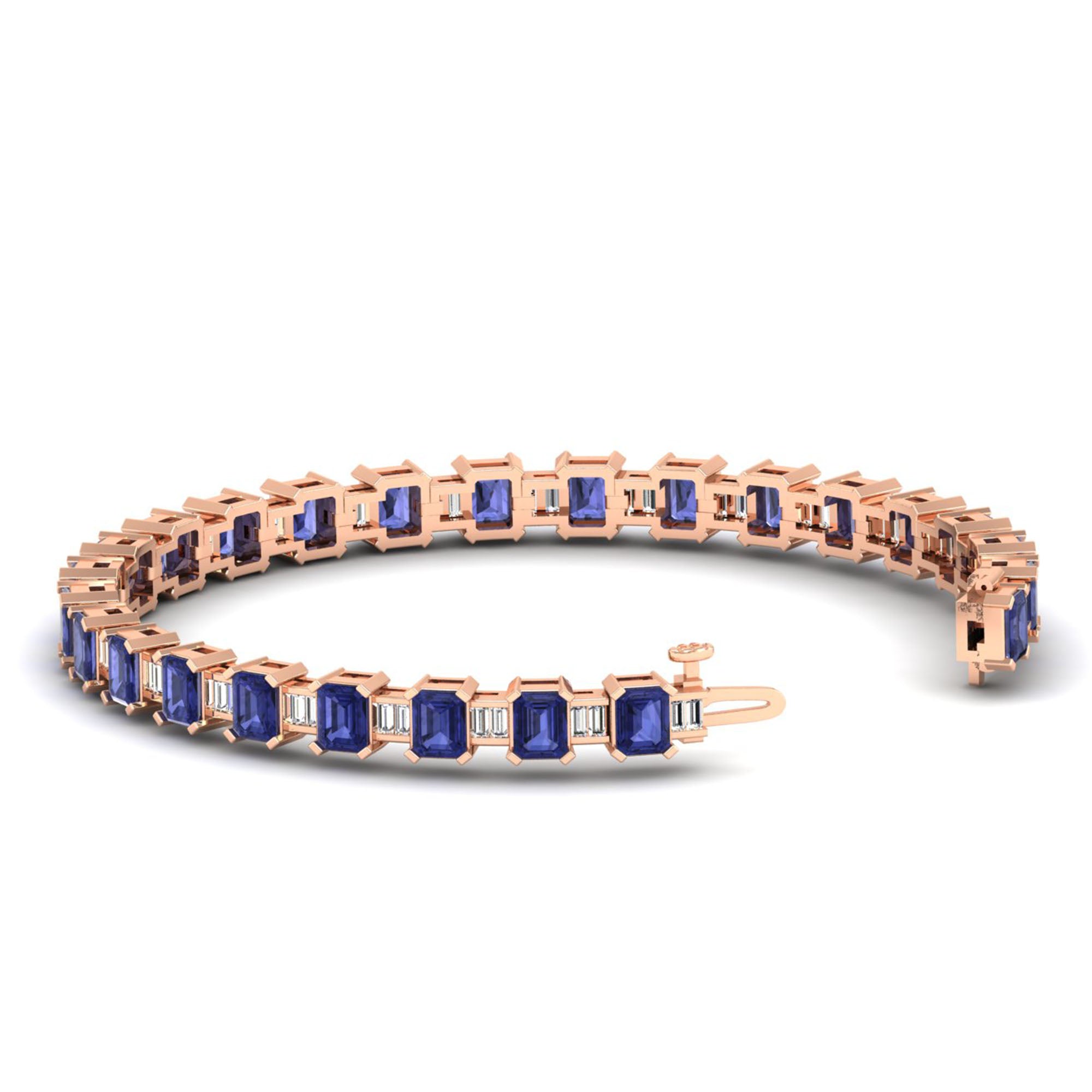 14K Rose Gold - Tanzanite
