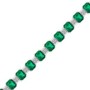 14K White Gold - Emerald