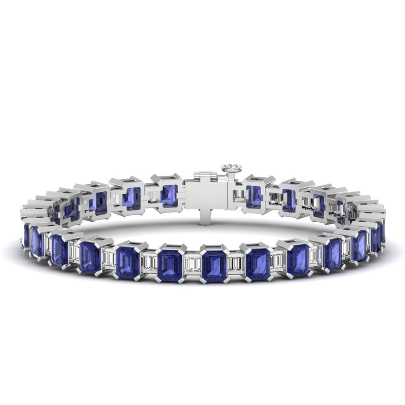 14K White Gold - Tanzanite