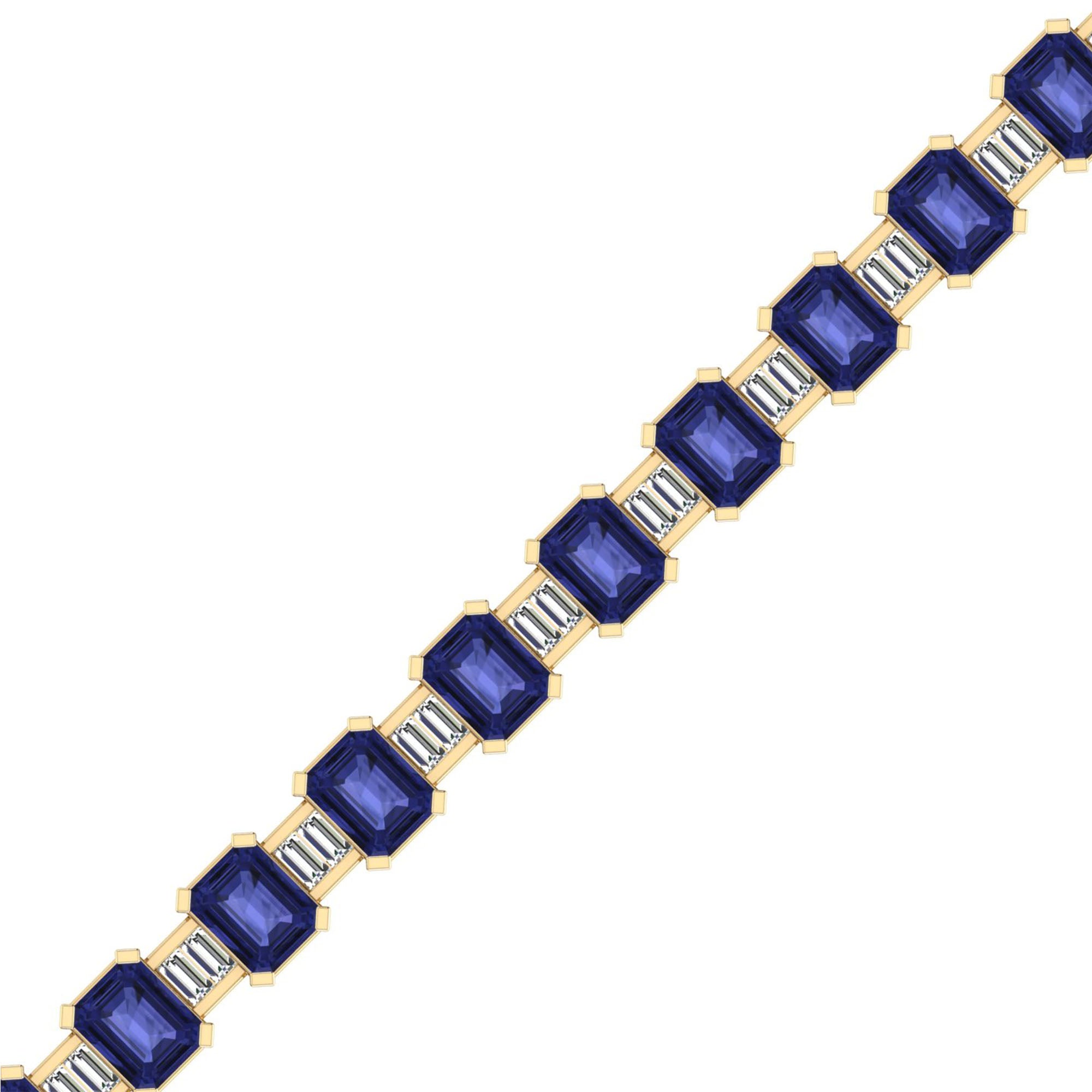 14K Yellow Gold - Tanzanite