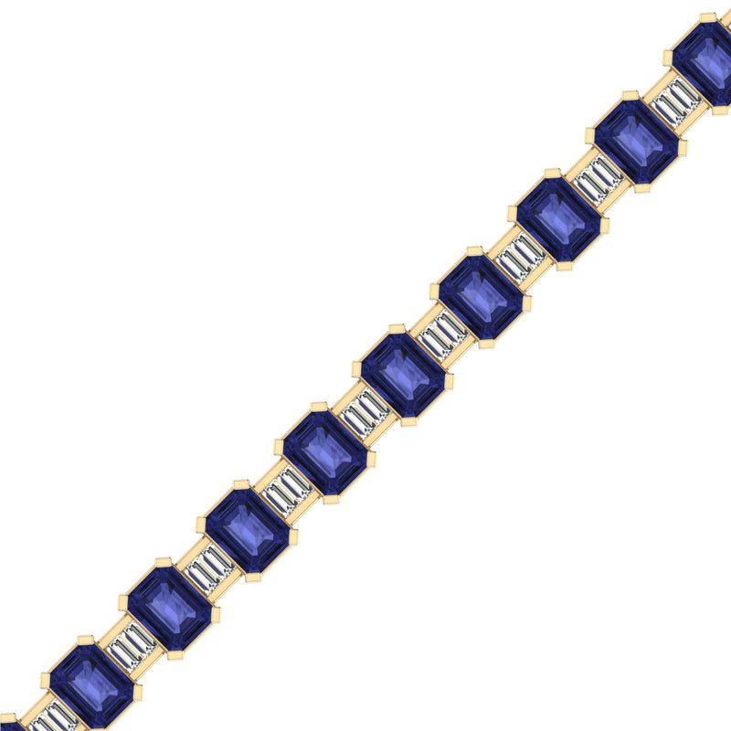 14K Yellow Gold - Tanzanite
