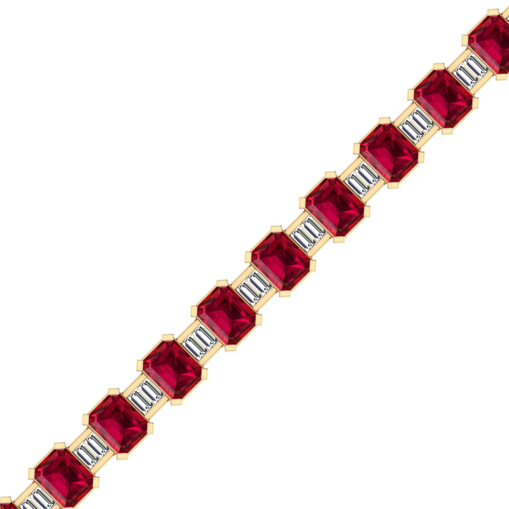 14K Yellow Gold - Ruby