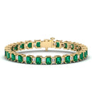 14K Yellow Gold - Emerald