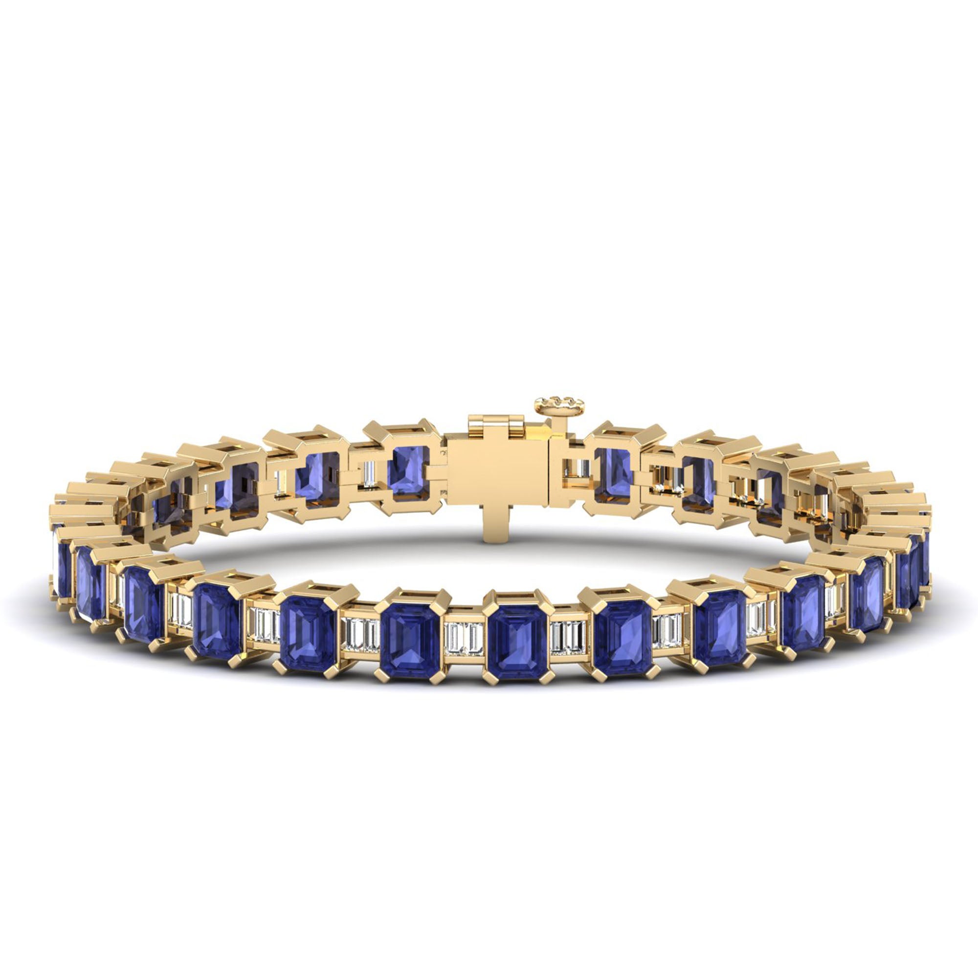 14K Yellow Gold - Tanzanite