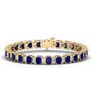 14K Yellow Gold - Sapphire