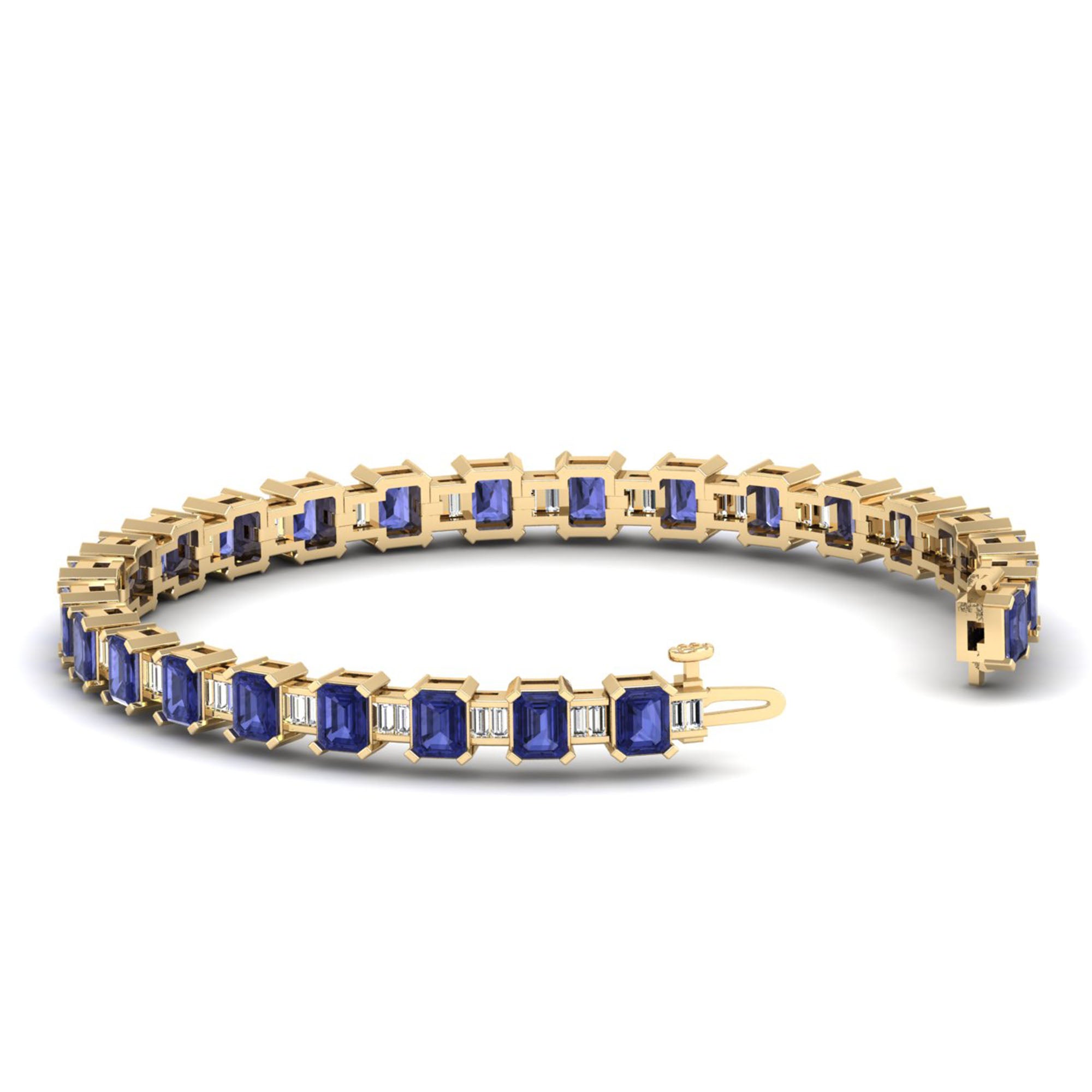 14K Yellow Gold - Tanzanite