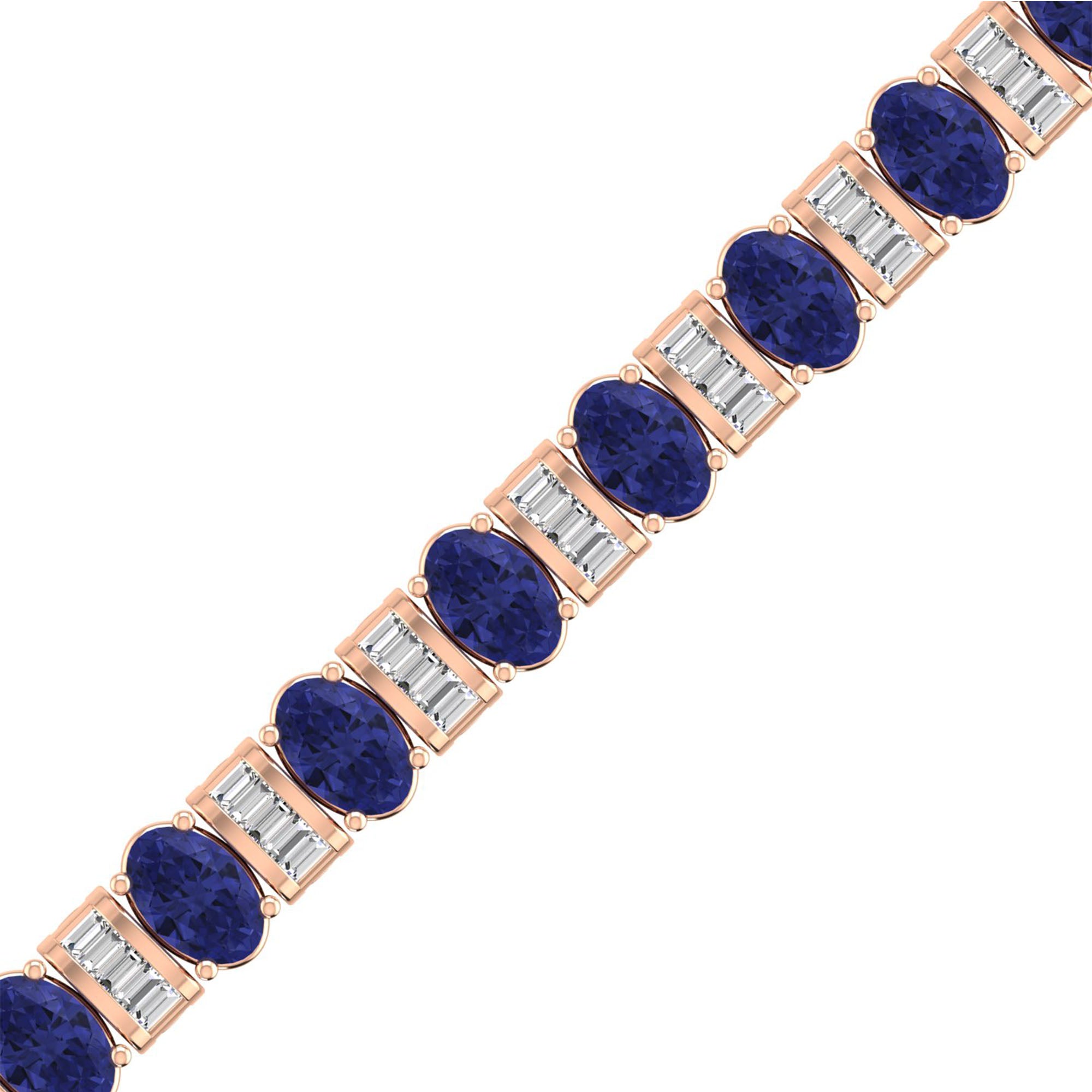 14K Rose Gold - Tanzanite