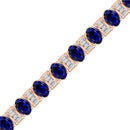 14K Rose Gold - Sapphire