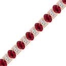 14K Rose Gold - Ruby