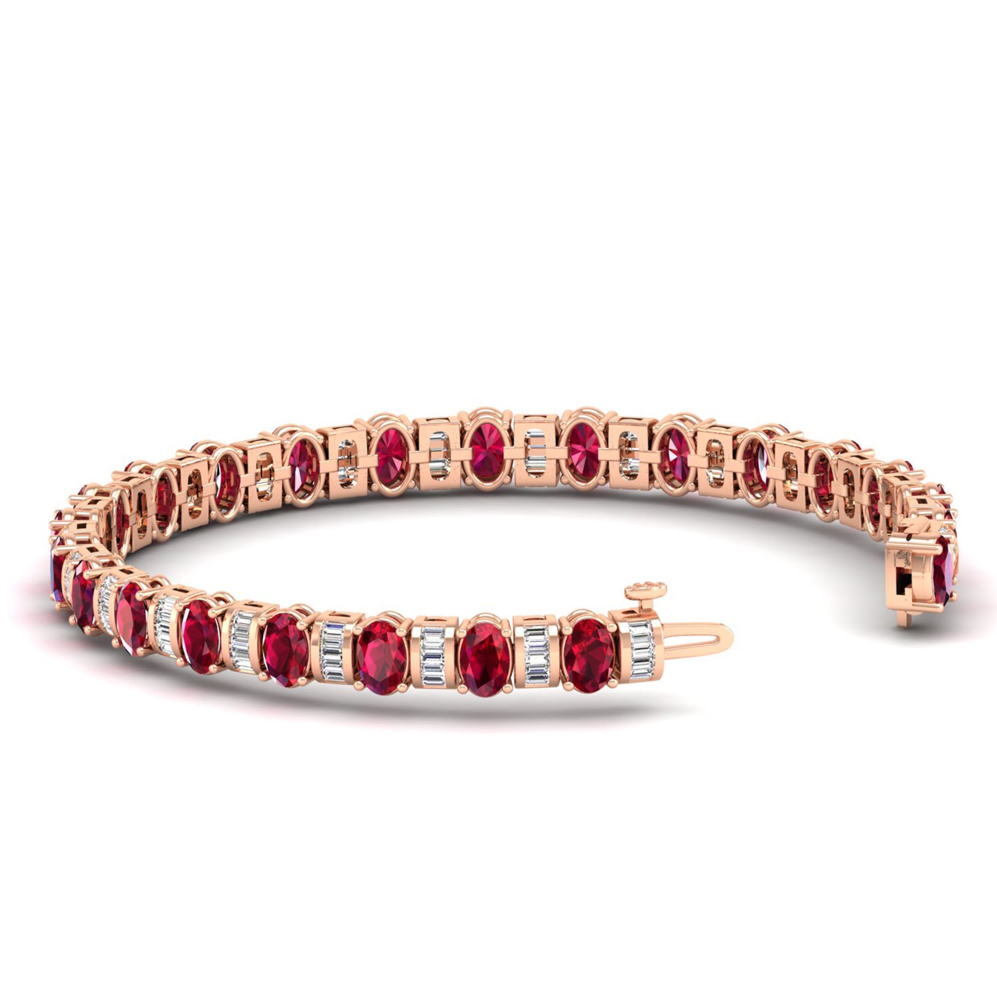 14K Rose Gold - Ruby