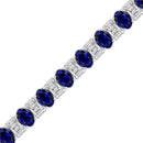 14K White Gold - Sapphire