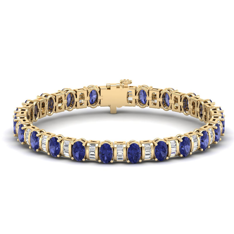14K Yellow Gold - Tanzanite
