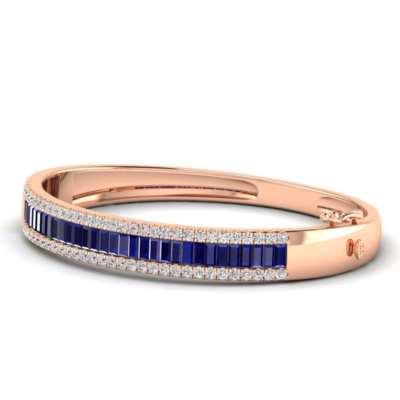 14K Rose Gold - Sapphire