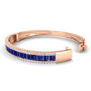 14K Rose Gold - Sapphire