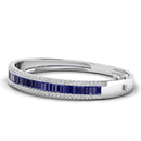 14K White Gold - Sapphire