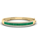 14K Yellow Gold - Emerald