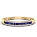 14K Yellow Gold - Sapphire