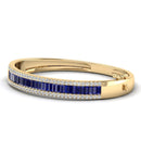14K Yellow Gold - Sapphire