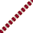 14K Rose Gold - Ruby