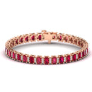 14K Rose Gold - Ruby