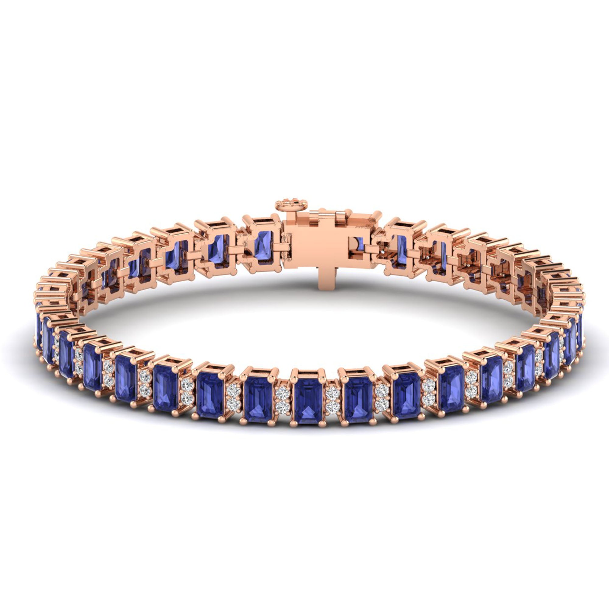 14K Rose Gold - Tanzanite