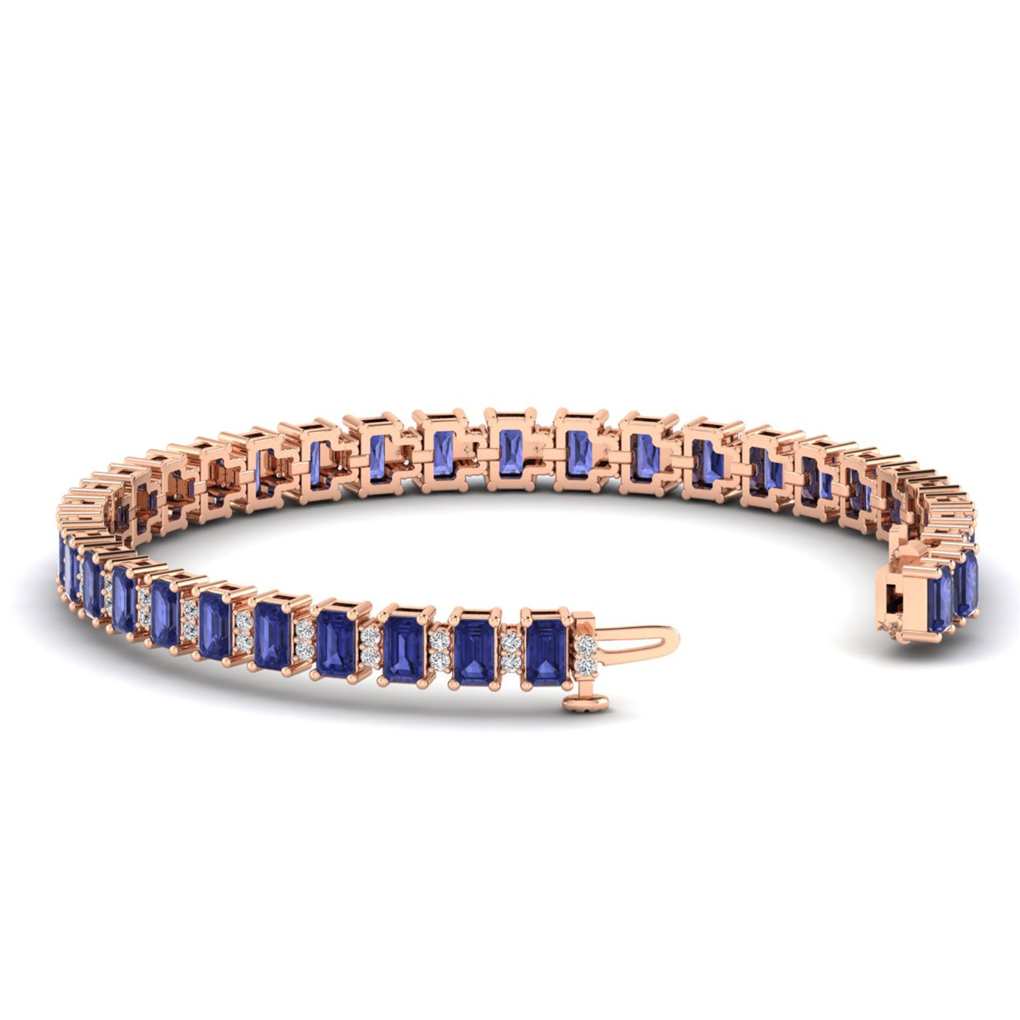 14K Rose Gold - Tanzanite
