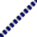 14K White Gold - Sapphire