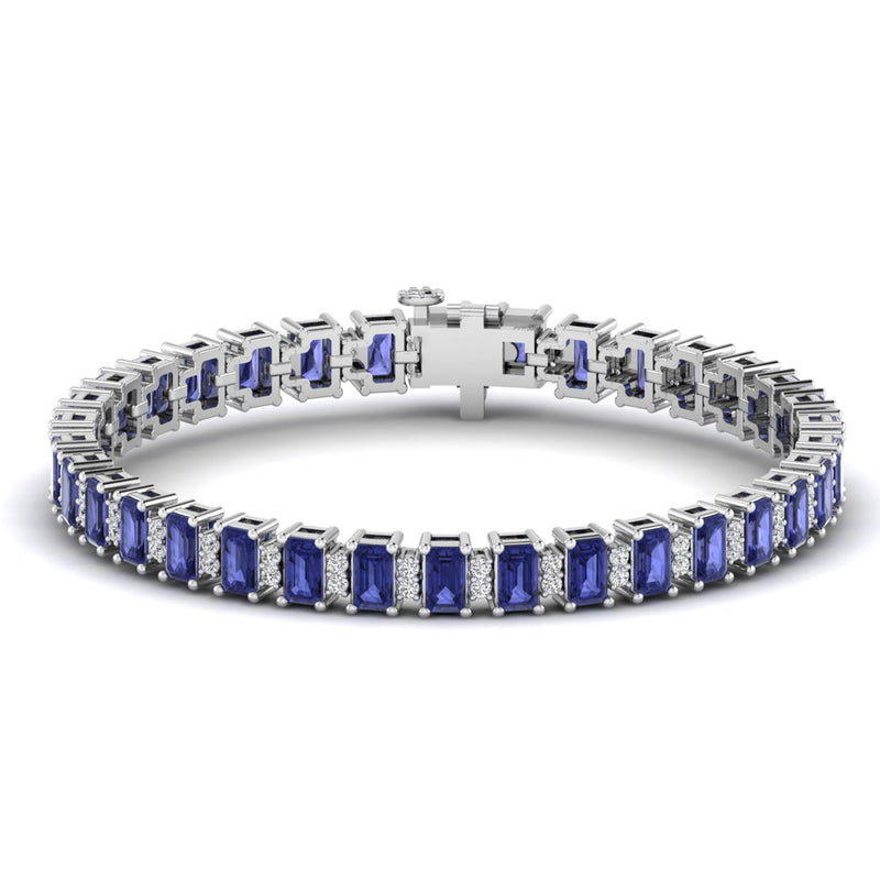 14K White Gold - Tanzanite