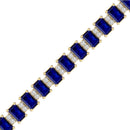 14K Yellow Gold - Sapphire