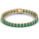 14K Yellow Gold - Emerald