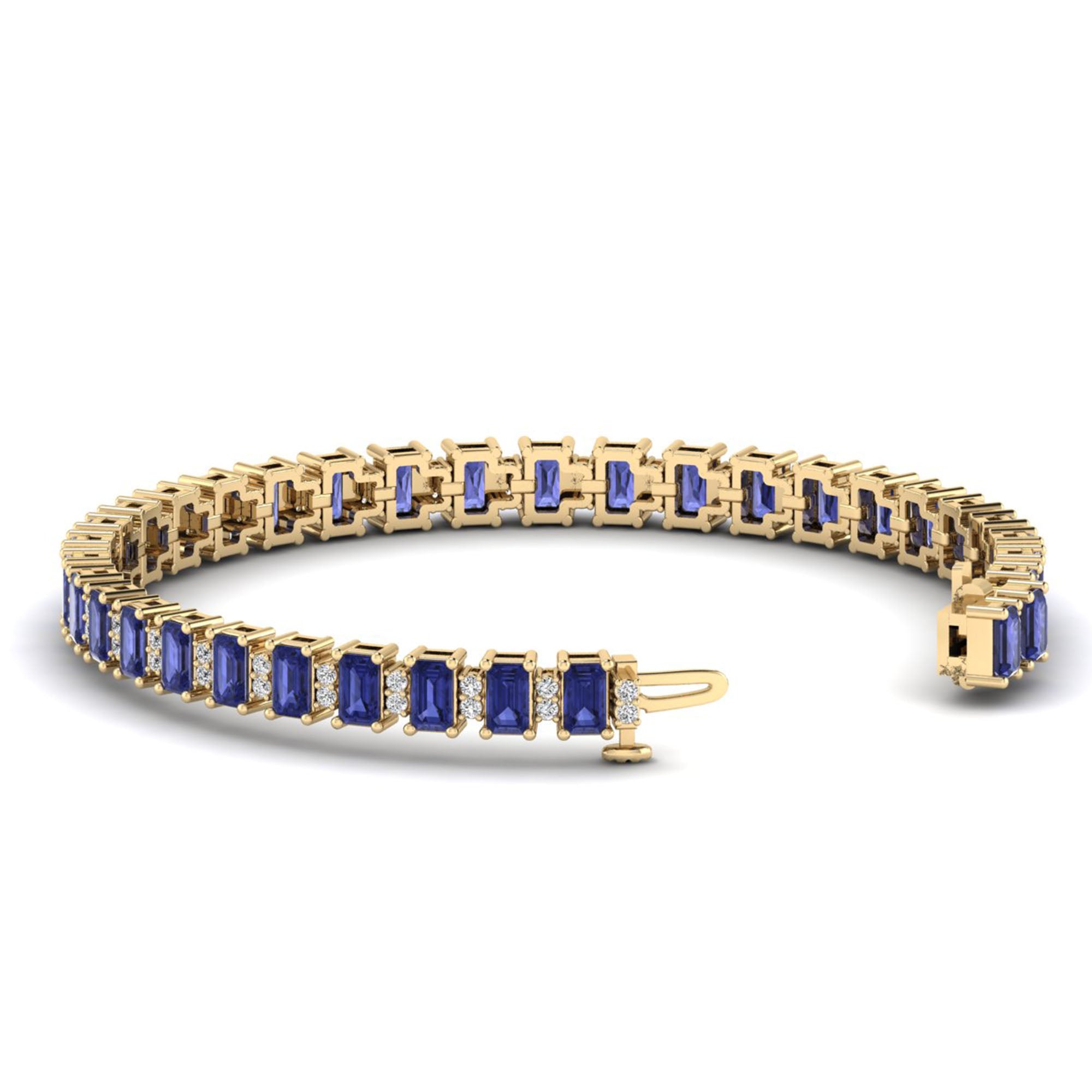 14K Yellow Gold - Tanzanite