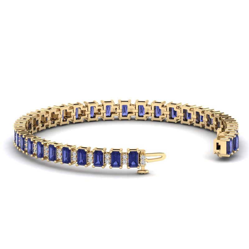14K Yellow Gold - Tanzanite