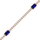 14K Rose Gold - Sapphire