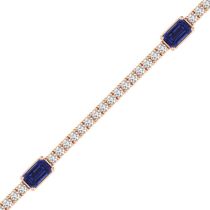 14K Rose Gold - Tanzanite