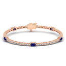 14K Rose Gold - Sapphire