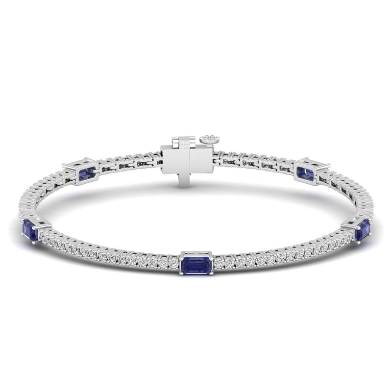 14K White Gold - Tanzanite