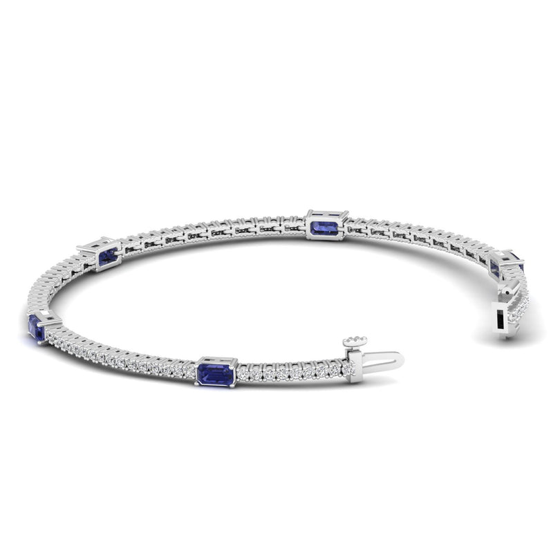 14K White Gold - Tanzanite