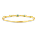 14K Yellow Gold - Emerald