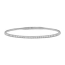 Half Eternity Diamond Flex Bangle